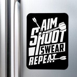 Imán Repetición de Aim Shoot Swera - Funny Dart Fan