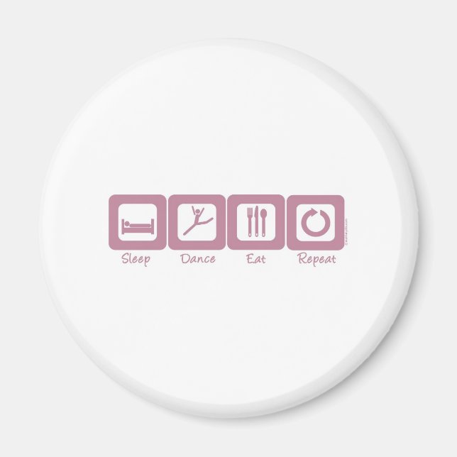 Imán Repetición de baile de sueño (Frente)