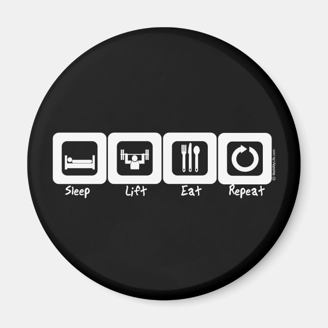 Imán Repetición de los elevadores de suspensión (Frente)