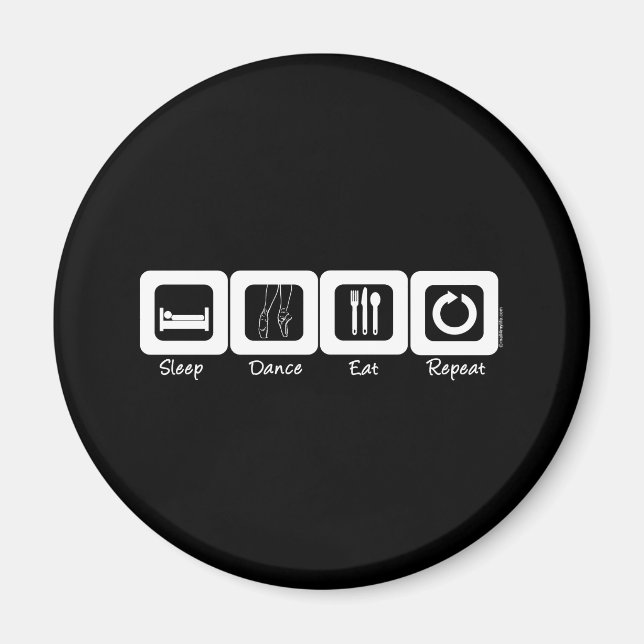 Imán Repetir el sueño del ballet (Frente)