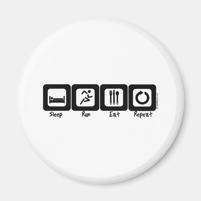 Imán Repetir la ejecución del sueño (Frente)