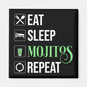 Imán Repita con Mojitos de sueño de descanso