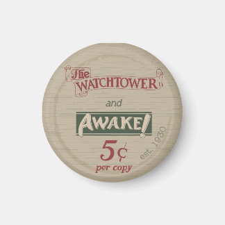 Imán Réplica de Watchtower y Awake de 1930