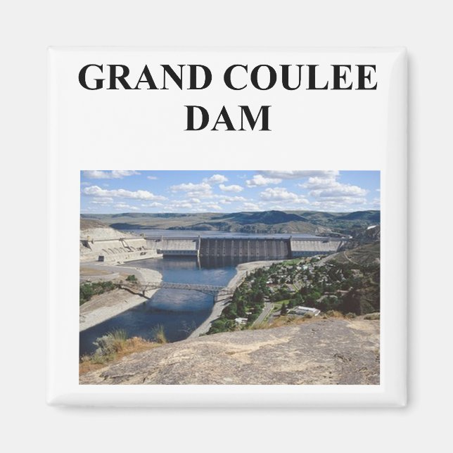 Imán represa de grand coulee (Frente)