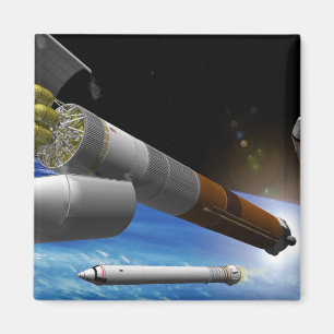 Imán Representación artística de un cohete de carga pes