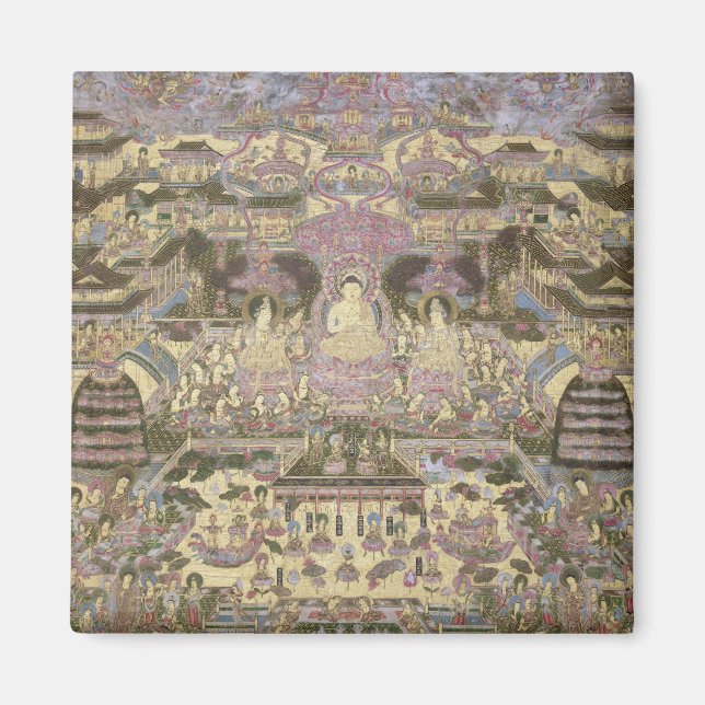 Imán Representación de mundos espirituales y materiales (Frente)