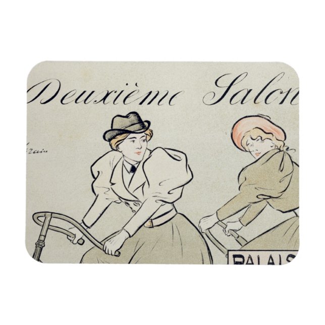 Imán Reproducción de un poster anunciando el Salon du (Horizontal)