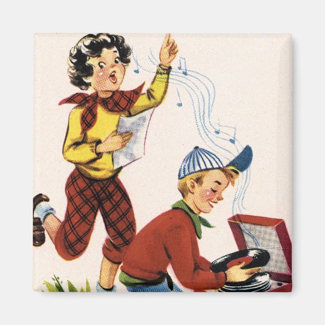 Imán Reproduciendo cincuenta registros (Frente)