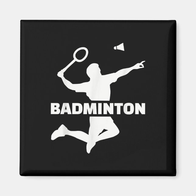 Imán Reproductor de Badminton (Frente)