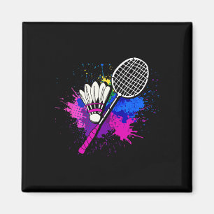 Imán Reproductor de Badminton de lanzadera de fondo col