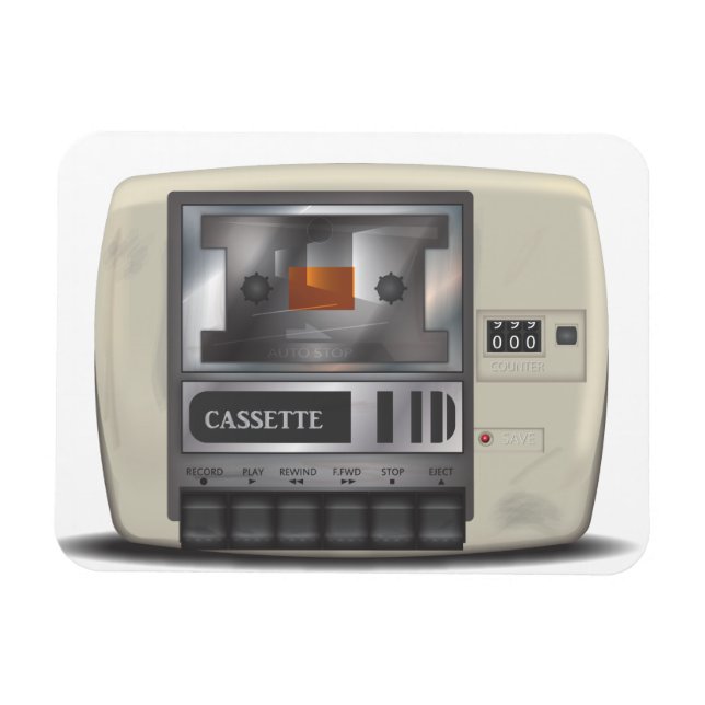 Imán Reproductor de casetes (Horizontal)