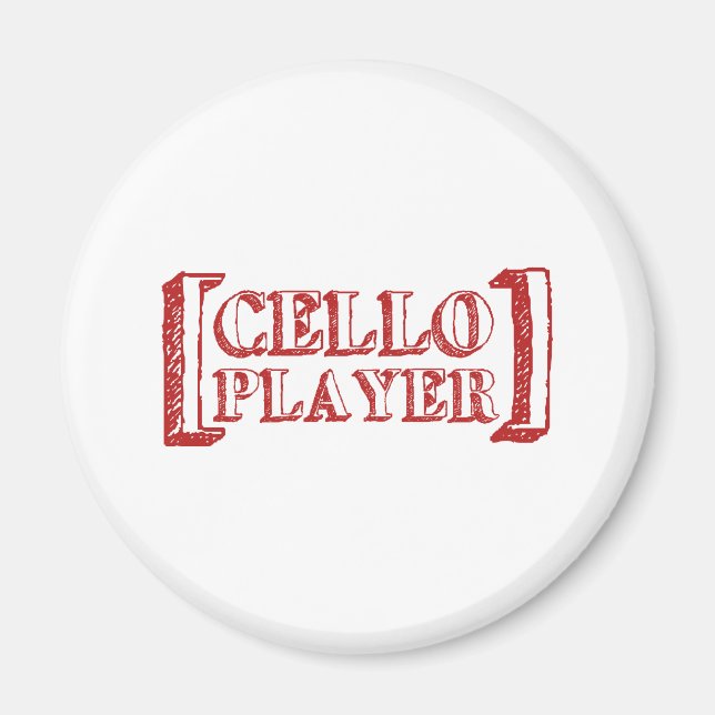 Imán Reproductor de Cello (Frente)