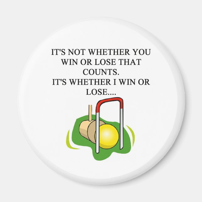 Imán Reproductor de CROQUET (Frente)