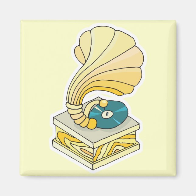 Imán reproductor de registros fonográficos (Frente)