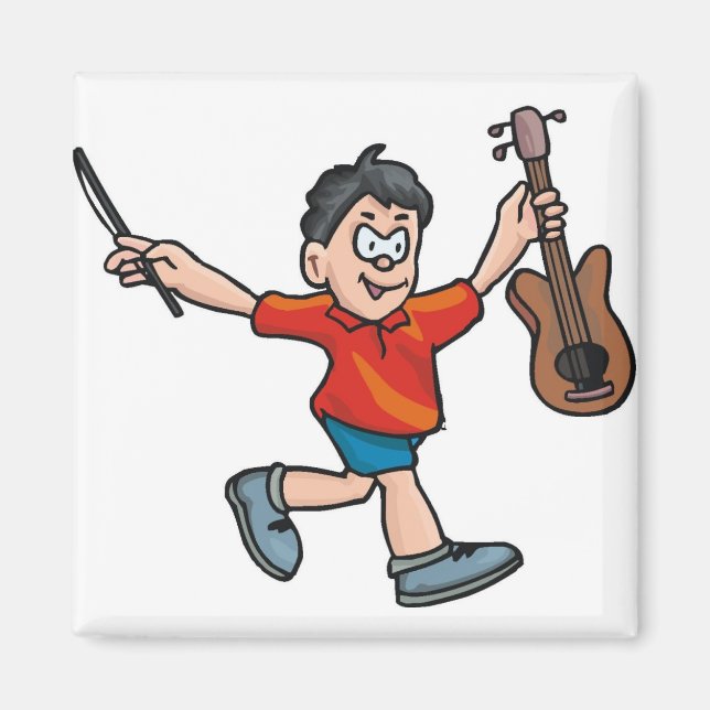 Imán Reproductor de violín (Frente)