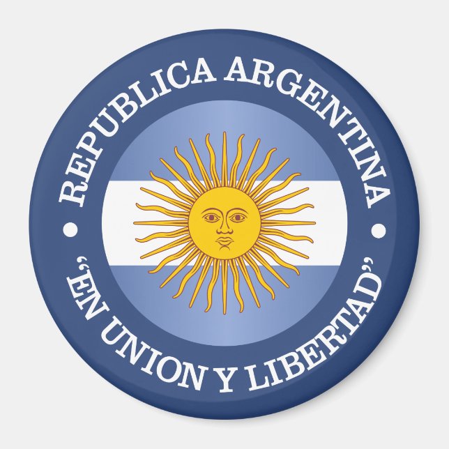Imán República Argentina (Frente)