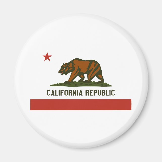 Imán República California (Frente)