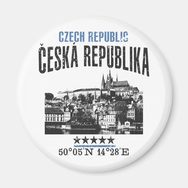 Imán República Checa (Frente)