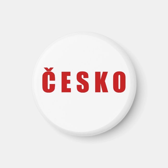 Imán República Checa Cesko (Frente)