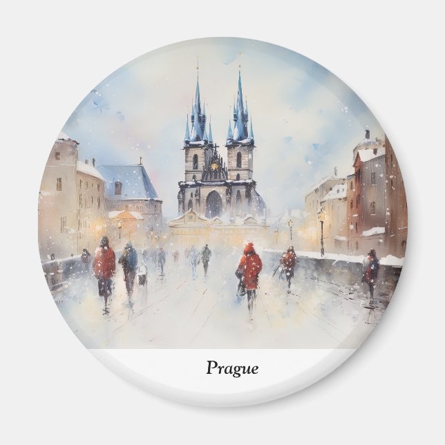 Imán República Checa de Praga (Frente)