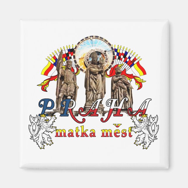 Imán República Checa de Praga (Frente)