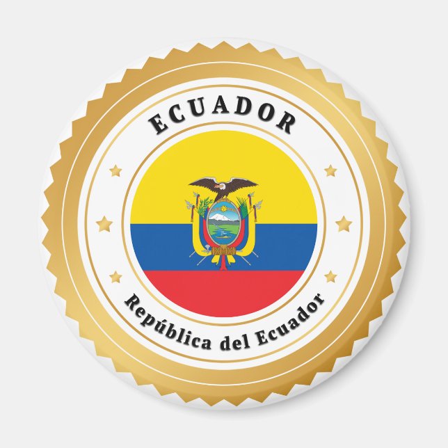 Imán República del Ecuador (Frente)