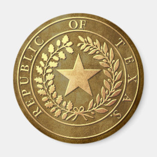 Imán República del sello de Tejas