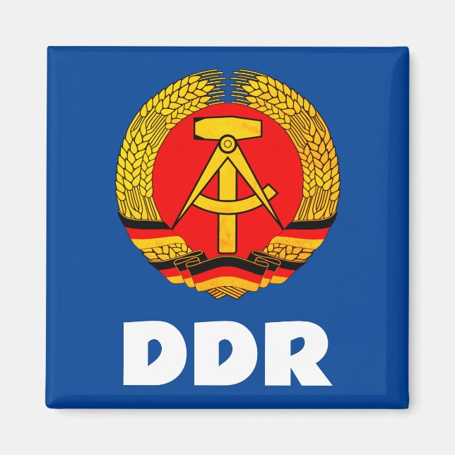 Imán República Democrática Alemana (DDR, RDA) (Frente)
