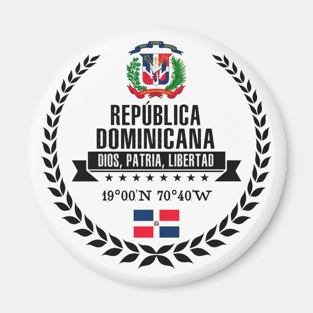 Imán República Dominicana (Frente)