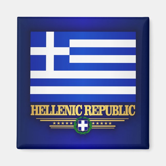 Imán República Helénica (Grecia) (Frente)