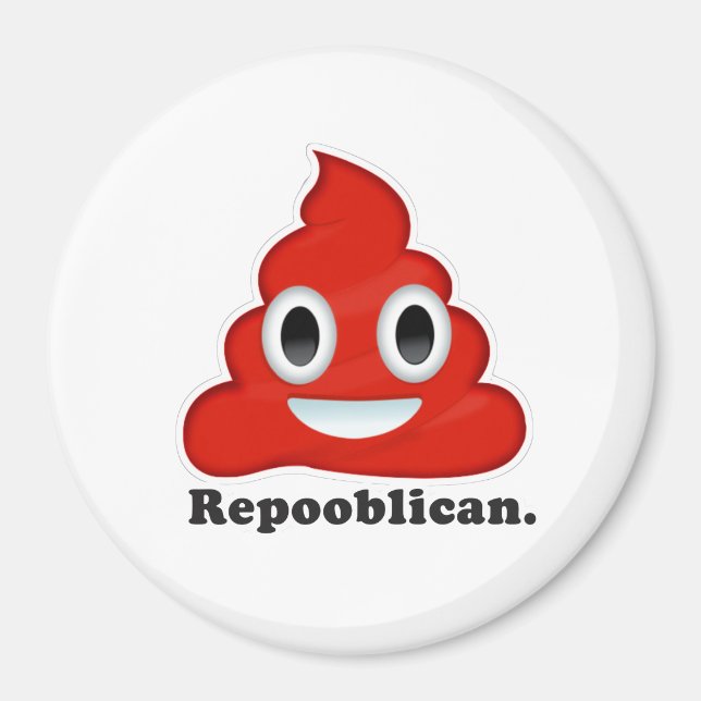 Imán República Pooja Roja - (Frente)