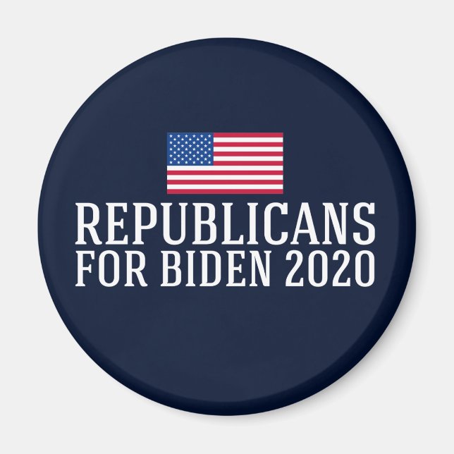 Imán Republicanos por Biden 2020 (Frente)