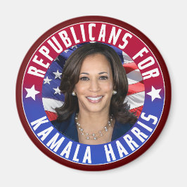 Imán Republicanos por foto del presidente de Kamala Har