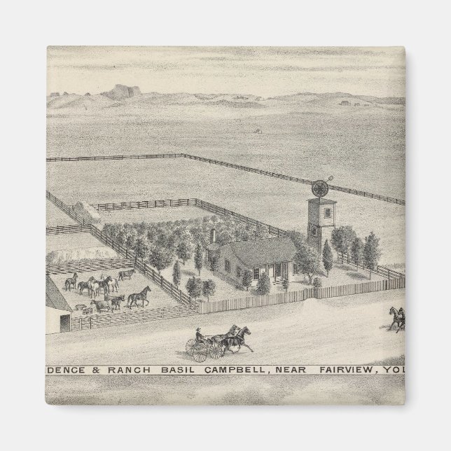 Imán Res de Fairview, ranchos (Frente)