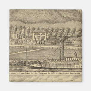 Imán Res del fallecido Thompson H Sims