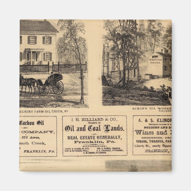 Imán Res, trabajos petrolíferos, bldg, Petróleo Creek,  (Frente)