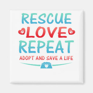 Imán Rescate amor Repetir Adoptar y salvar una vida