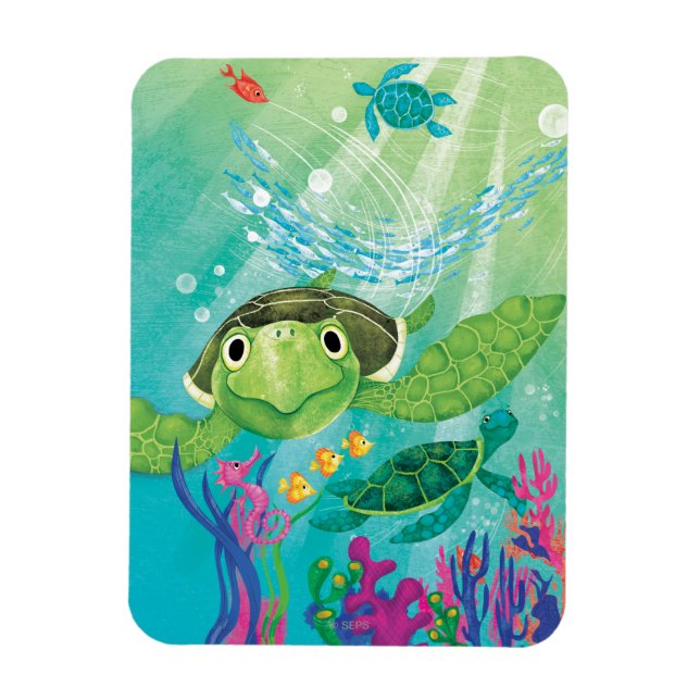 Imán Rescate de tortugas marinas (Vertical)