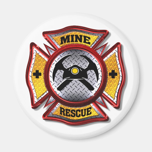 IMÁN RESCATE MINERO (Frente)