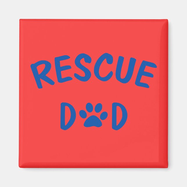 Imán Rescue Dad Magnet (Frente)