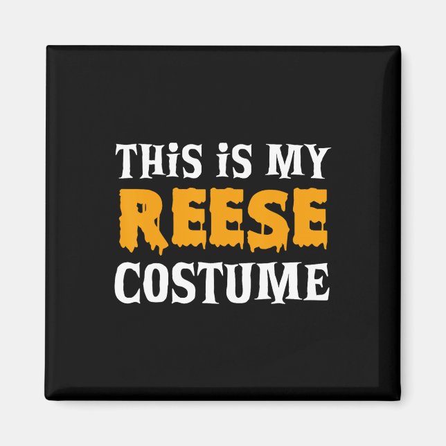 Imán Rese Halloween Personalizado Costume Funny (Frente)