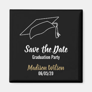 Imán Reserva del personalizado la fiesta de graduación