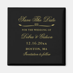 Imán Reserva elegante del Flourish del corazón del