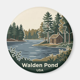 Imán Reserva Estatal del Estanque Walden EE. UU.