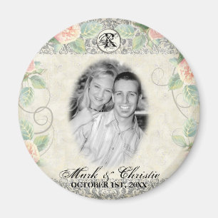 Imán Reserva inglesa de la bodas de plata color de rosa