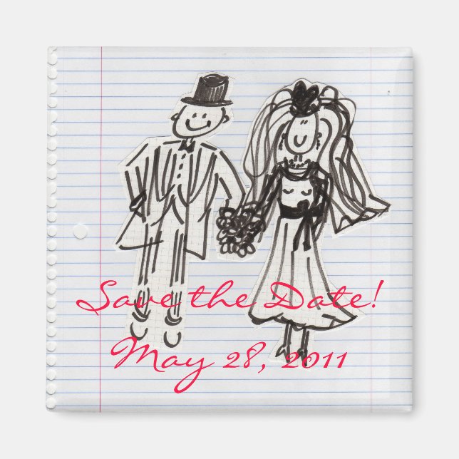 Imán Reserva la fecha! (Frente)