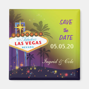 Imán Reserva memorable de la noche de boda de Las Vegas