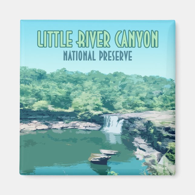 Imán Reserva Nacional del Cañón del Pequeño Río Alabama (Frente)