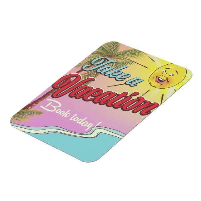 Imán ¡Reserva un Libro de Vacaciones Hoy! (Lado Izquierdo)