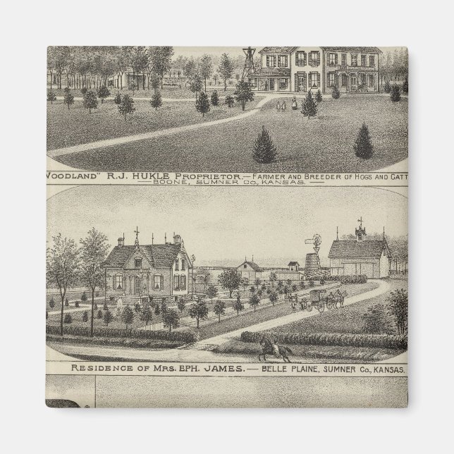 Imán Residences and Farms, condado de Sumner, Kansas (Frente)